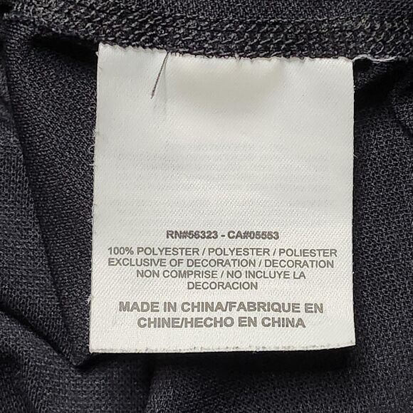 Nike Shirt Mens XL Black Gray Dri-FIT Athletic Running Performance Workout Tee - Picture 10 of 12